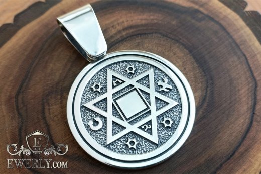 Silver pendant "Pentacle of the Father" - buy pendant-amulet
